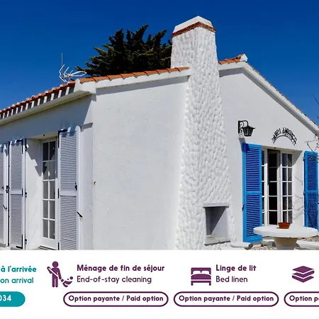 Maison Pour 4 - Jardin - 400m Des Lutins ノワールムーティエ